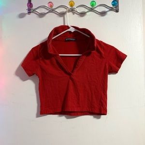 BRANDY MELVILLE RED COLLAR